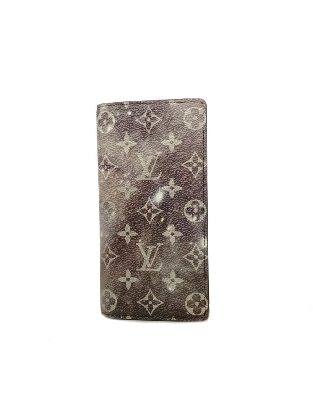 Louis Vuitton Wallet Monogram Galaxy Portefeuille Brazza Black